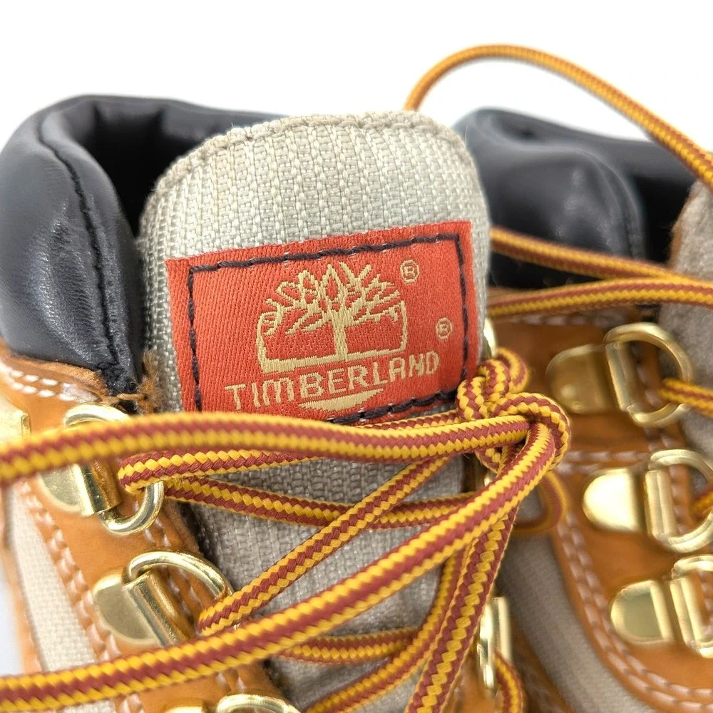 Timberland Toddler Boots Wheat Leather Hiking Lace Up Size‎ 5 Kids